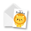 Birthday Card - Lion